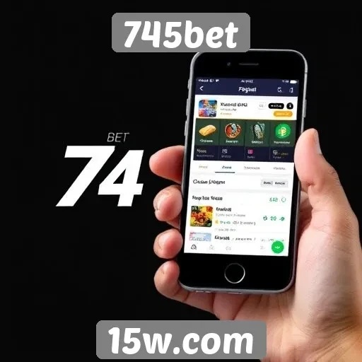 Funcionalidades do aplicativo móvel 745bet