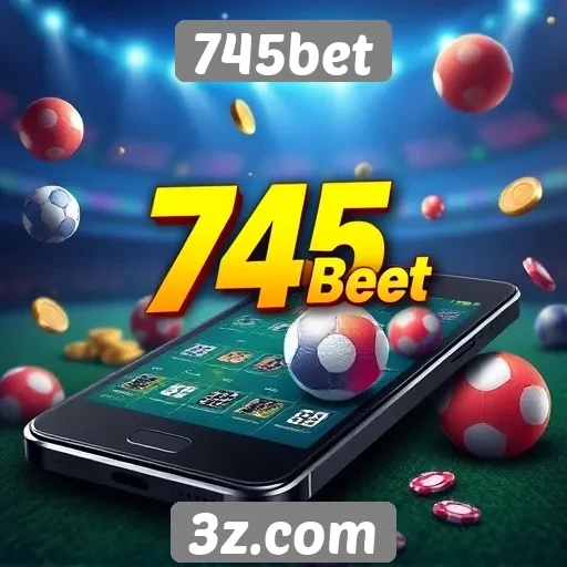 Experiência mobile no 745bet